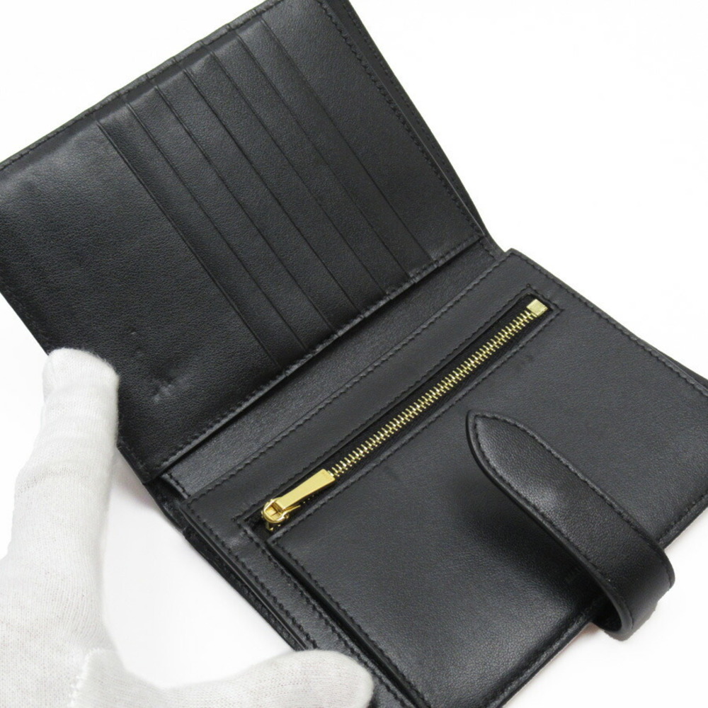 Celine multi function bi fold wallet brown black … - image 4